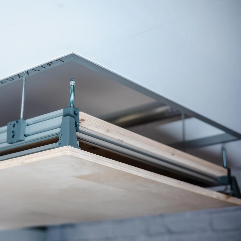 Remote Controlled Attic Lift By Auxx Lift