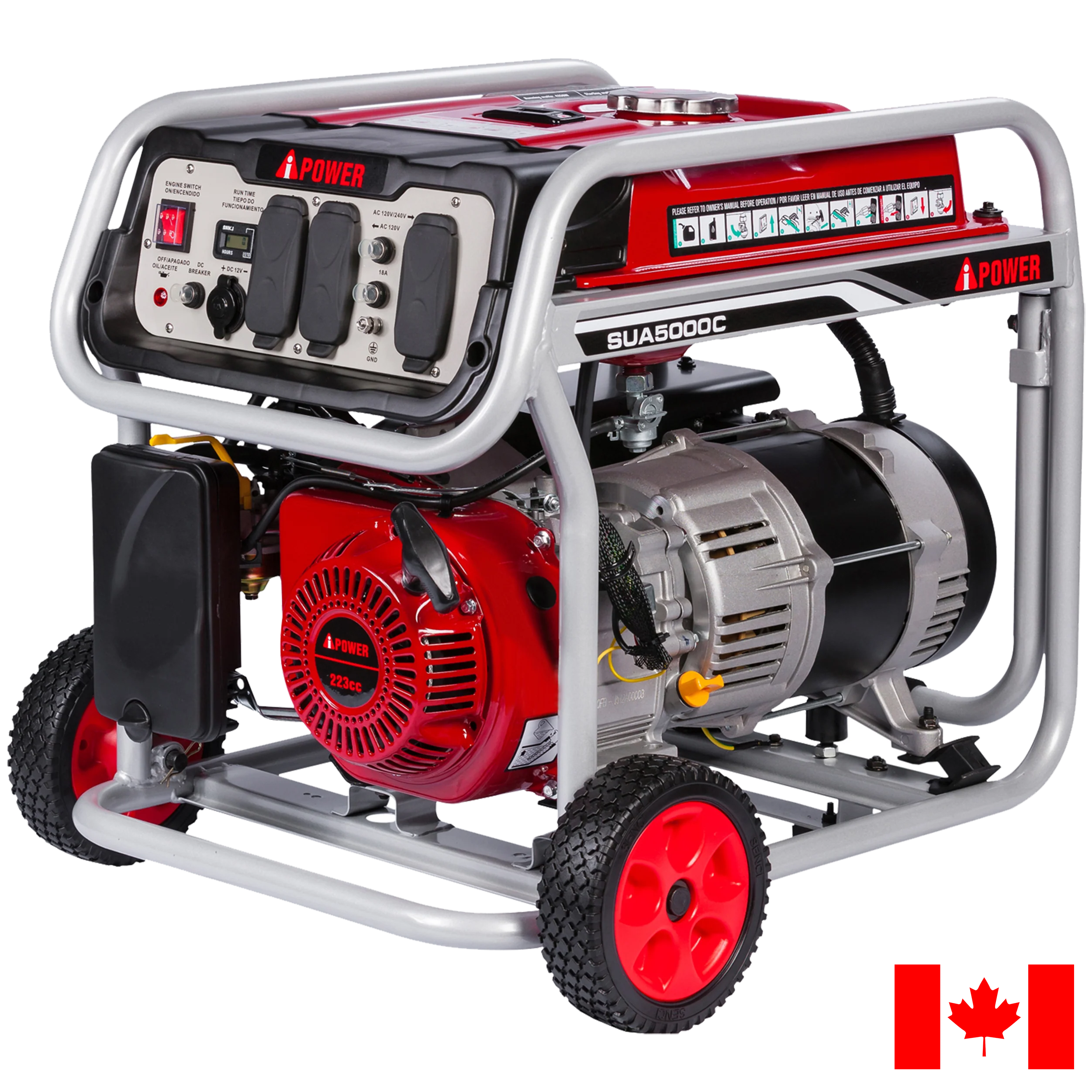 SUA5000C – 5000 Watt<br> Portable Generator