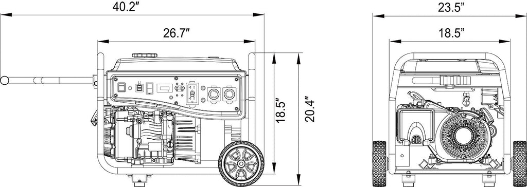 SUA6900 – 6900 Watt<br> Portable Generator