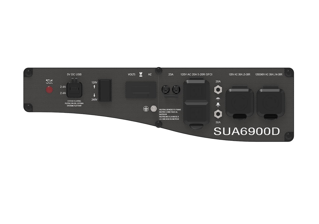 SUA6900D – 6900 Watt<br> Dual Fuel Portable Generator