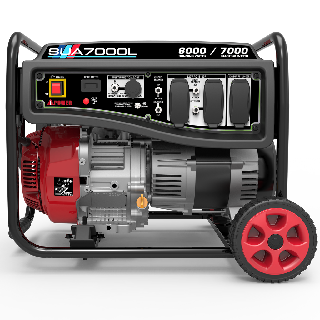 SUA7000L – 7000 Watt<br> Portable Generator