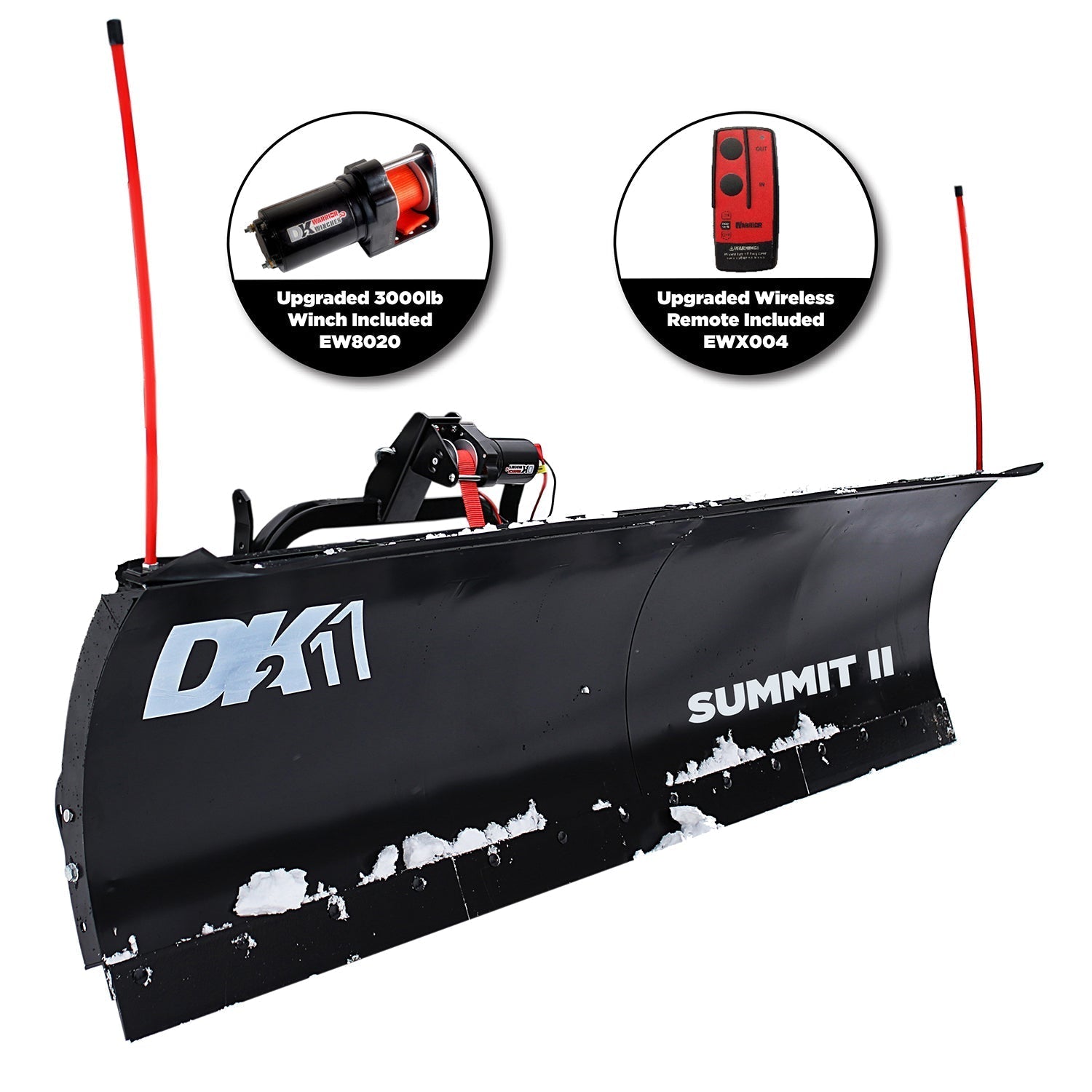 Detail K2 Summit II 88 x 26 Custom Mount Snow Plow Kit – SUMM8826