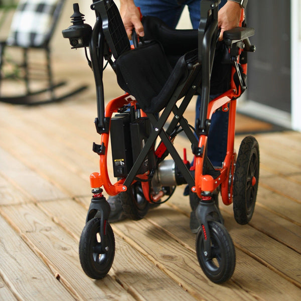 SuperHandy GUT155 Foldable Electric Wheelchair 220 Lbs Weight Capacity