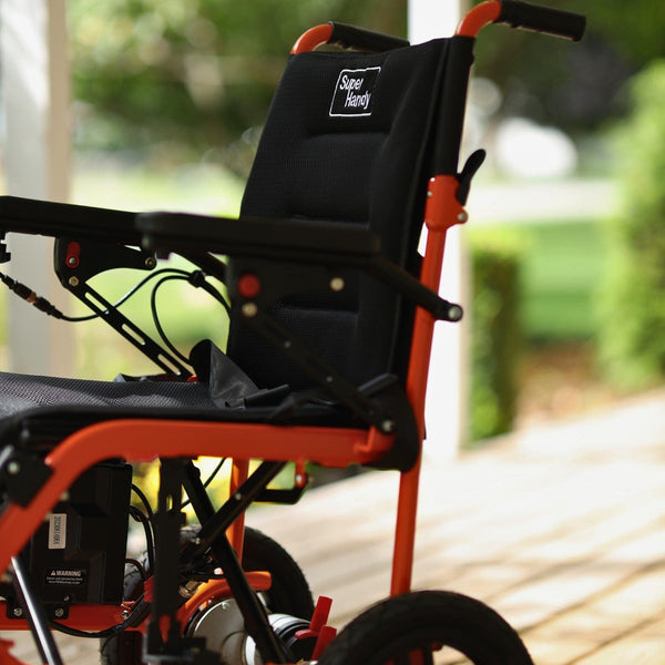 SuperHandy GUT155 Foldable Electric Wheelchair 220 Lbs Weight Capacity