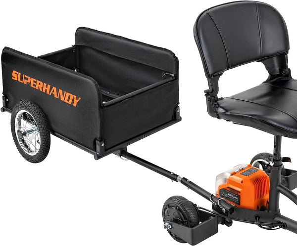 SuperHandy Lightweight Scooter Cargo Trailer GUT157 155 lbs Capacity