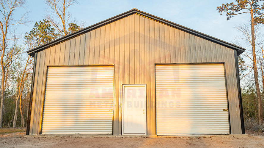 30x50x12 Vertical Roof Garage