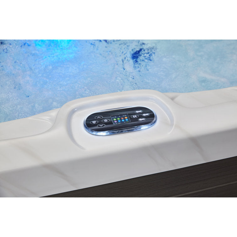 Victoria 6-person 60 Jet Hot Tub With Bluetooth In Grey