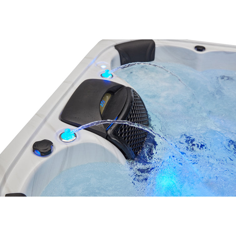 Victoria 6-person 60 Jet Hot Tub With Bluetooth In Grey