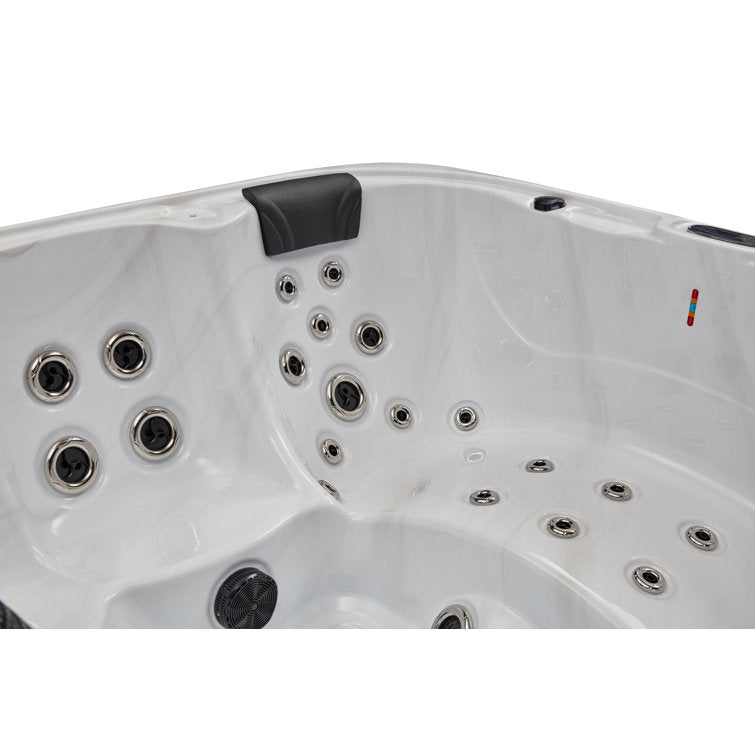 Victoria 6-person 60 Jet Hot Tub With Bluetooth In Grey