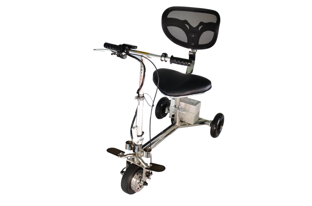 SmartScoot Lightweight Three Wheel Folding Mobility Scooter