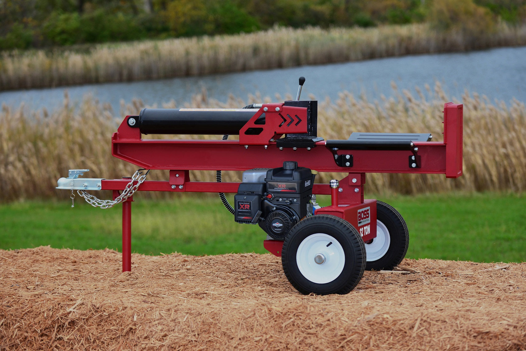 Boss Industrial 32-Ton Horizontal/Vertical Gas Log Splitter (WD32T)