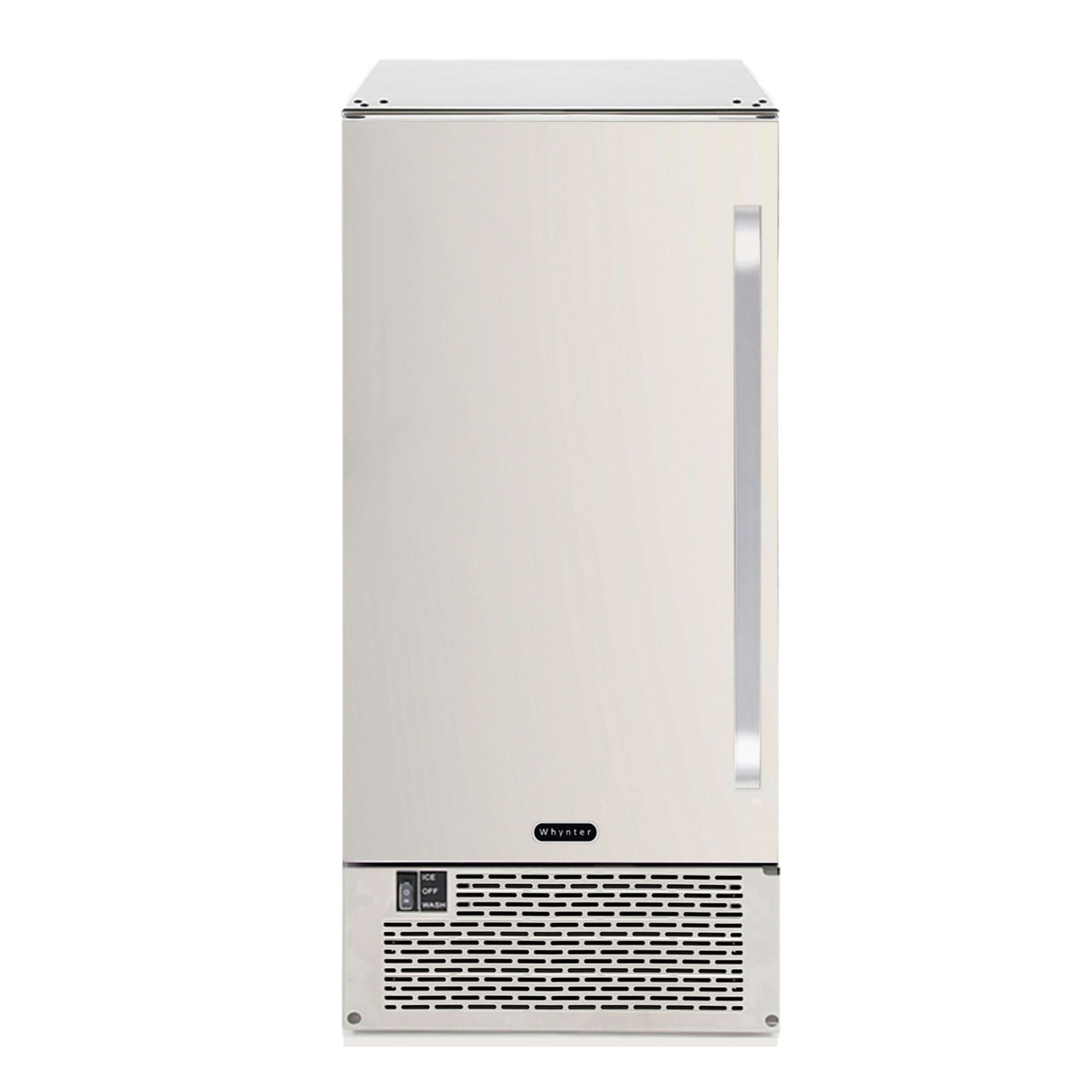 Whynter UIM 502SS 15in Built In Ice Maker 80lb Capacity Clear Ice Cube with NSF Inline Water Filter