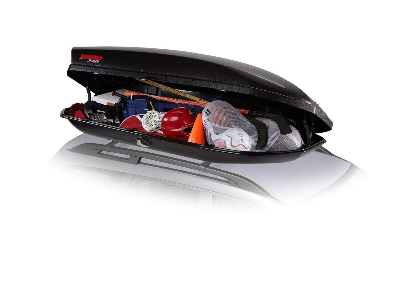 YAKIMA SkyBox Carbonite 18 Cubic Foot Cargo Box – 8007336