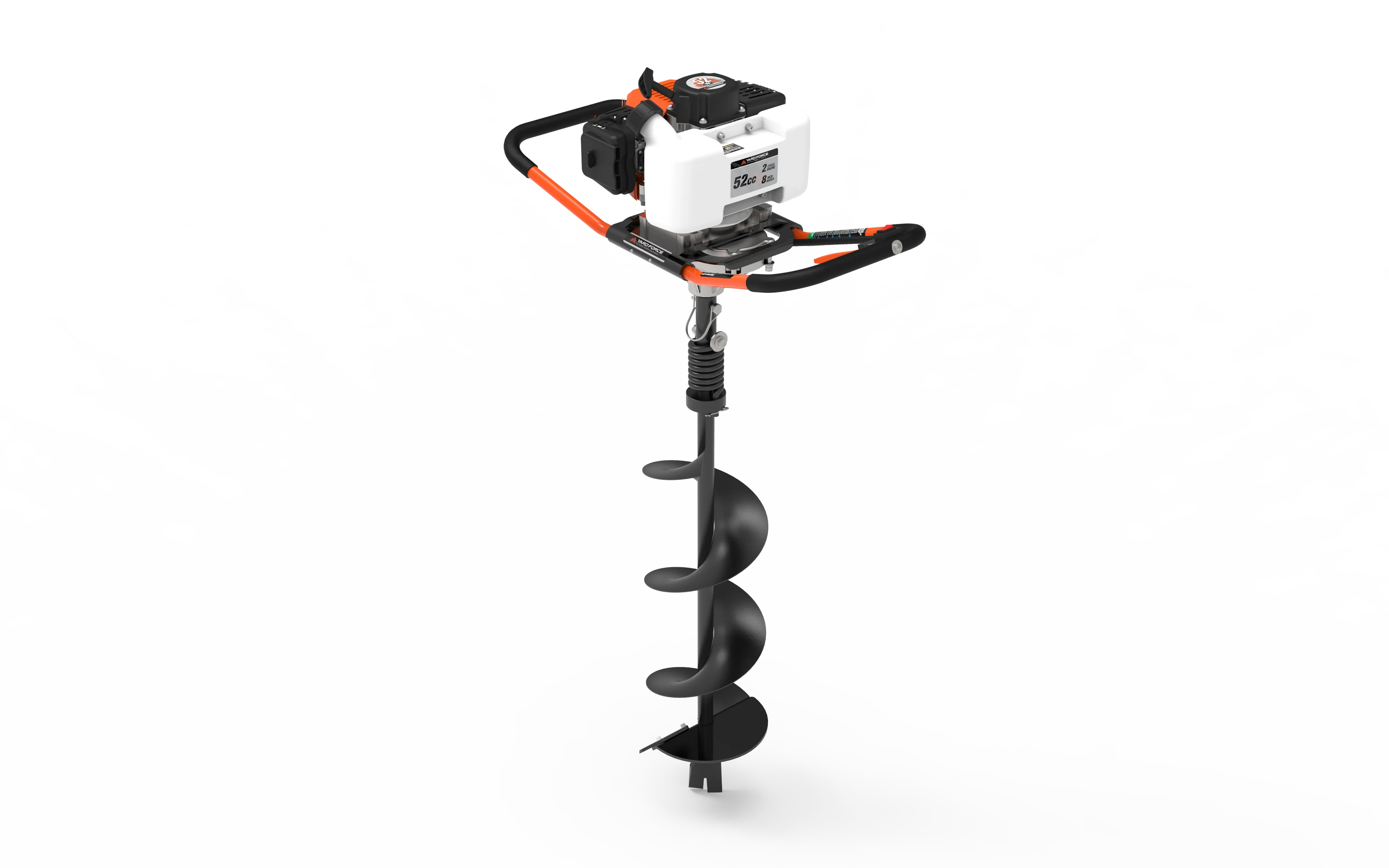 Yard Force Earth Auger 8″ Gas Powered 2-Cycle YF52-8 New