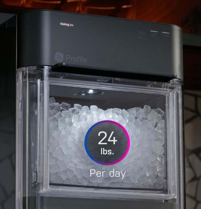 GE Profile – Opal 2.0 24 lb. Portable Ice maker with Nugget Ice Production and Built-in WiFi – Stainless Steel