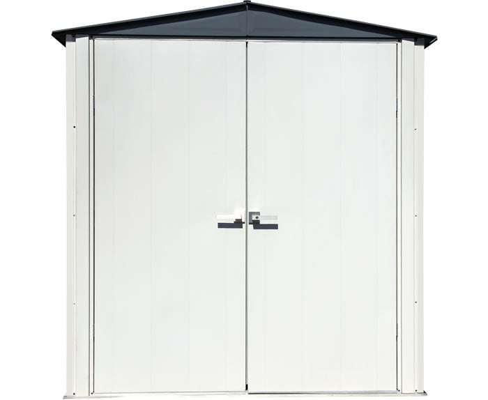 Arrow 6×3 Spacemaker Patio Shed Kit – Gray