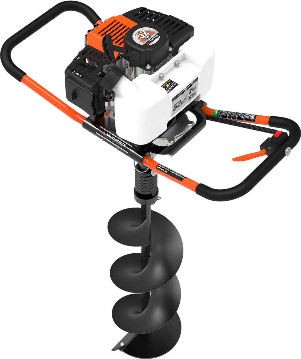 Yard Force Earth Auger 8″ Gas Powered 2-Cycle YF52-8 New