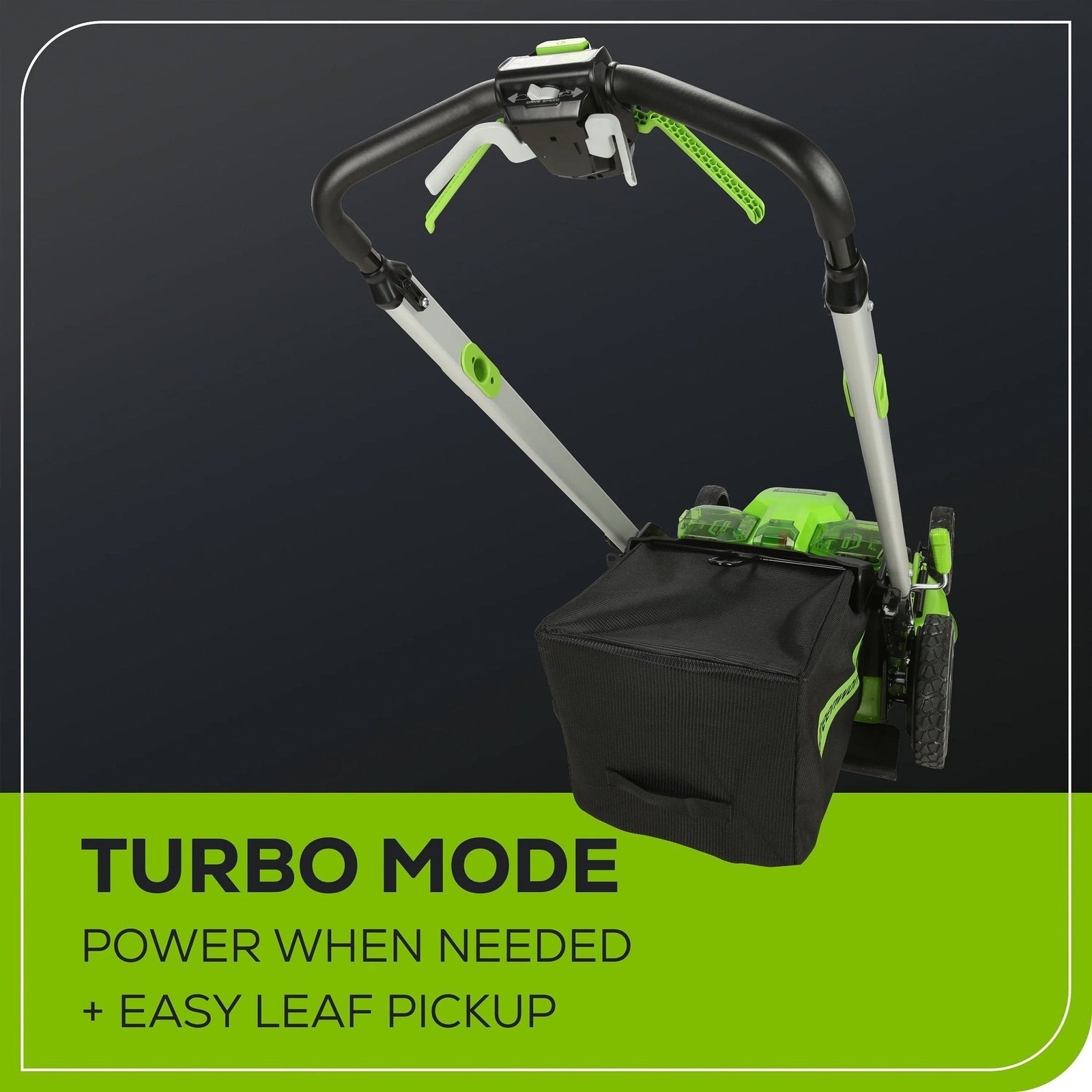 Greenworks 60V 25″ Cordless Brushless Self-Propelled Mower + Two (2) 4.0Ah Batteries & Dual Port Charger