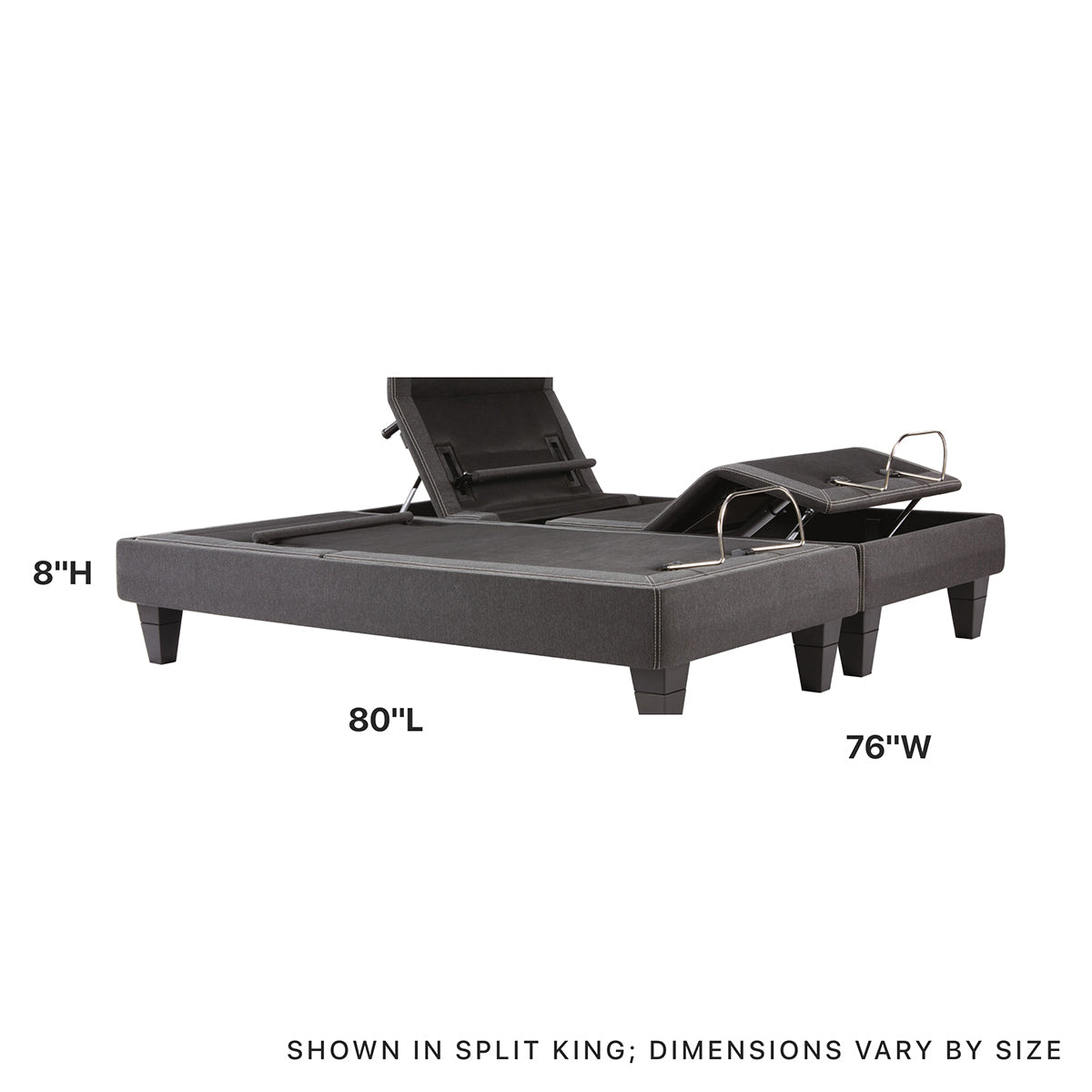 Beautyrest Black™ Luxury Smart Adjustable Base – High-Performance Zero-Clearance Foundation with Comprehensive Massage Therapy, Alexa/Google Voice Control, and Extension Deck Technology