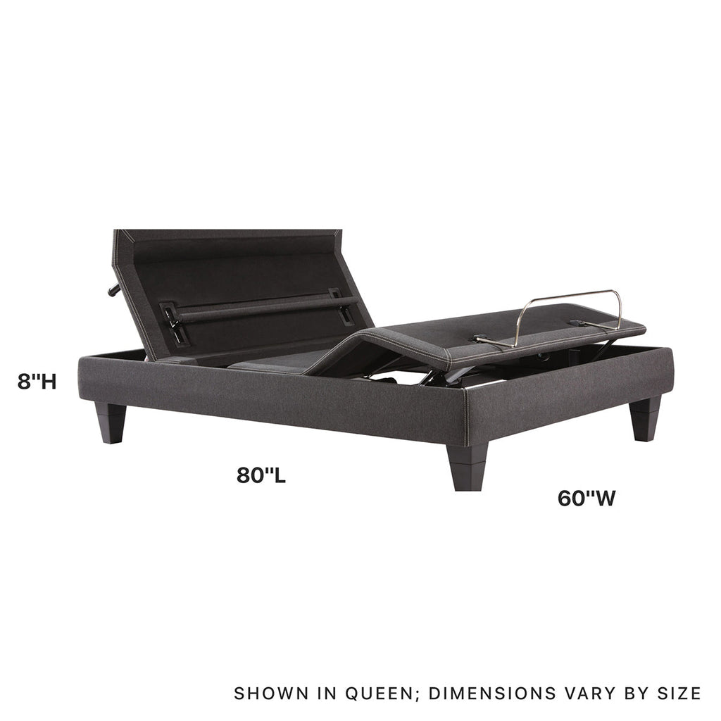 Beautyrest Black™ Luxury Smart Adjustable Base – High-Performance Zero-Clearance Foundation with Comprehensive Massage Therapy, Alexa/Google Voice Control, and Extension Deck Technology