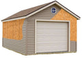 Greenbriar 12×20 Wood Garage Shed Kit – ALL Pre-Cut