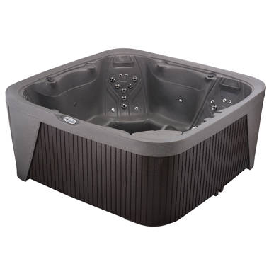 Luxuria Spas 4 – Person 51 – Jet Acrylic Square Hot Tub with Ozonator