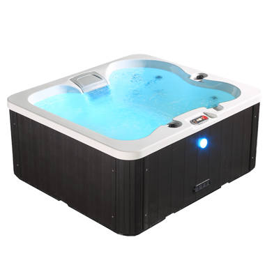 Luxuria Spas 220 Volt 4 – Person 55 – Jet Rectangle Plug & Play Hot Tub with Ozonator