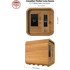 Dundalk Canadian Timber Luna Sauna CTC22LU