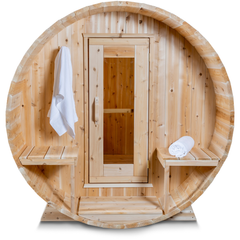 Dundalk Canadian Timber Serenity Barrel Sauna CTC2245W