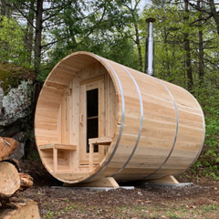 Dundalk Canadian Timber Serenity Barrel Sauna CTC2245W