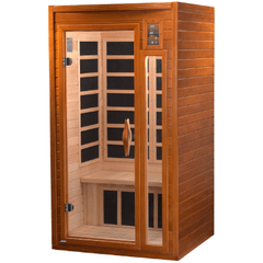Dynamic Sauna  Barcelona 1-2-person Low EMF (Under 8MG) FAR Infrared Sauna (Canadian Hemlock)
