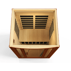 Dynamic Sauna  San Marino 2-person Low EMF (Under 8MG) FAR Infrared Sauna (Canadian Hemlock)