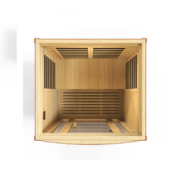 Dynamic Sauna  San Marino 2-person Low EMF (Under 8MG) FAR Infrared Sauna (Canadian Hemlock)