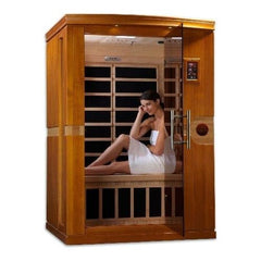 Dynamic Sauna  Venice 2-person Low EMF (Under 8MG) FAR Infrared Sauna (Canadian Hemlock)