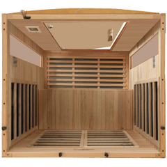 Dynamic Sauna  Versailles 2-person Low EMF (Under 8MG) FAR Infrared Sauna (Canadian Hemlock)