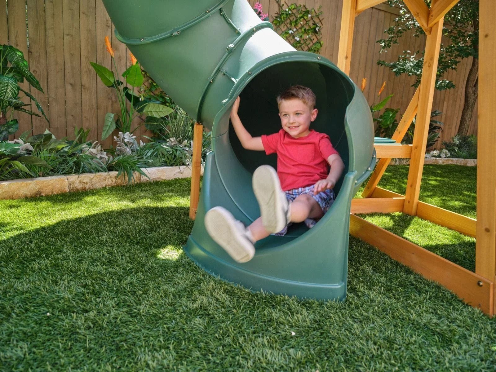 Kids Kidkraft Bear Cave Lodge Swing Set / Playset