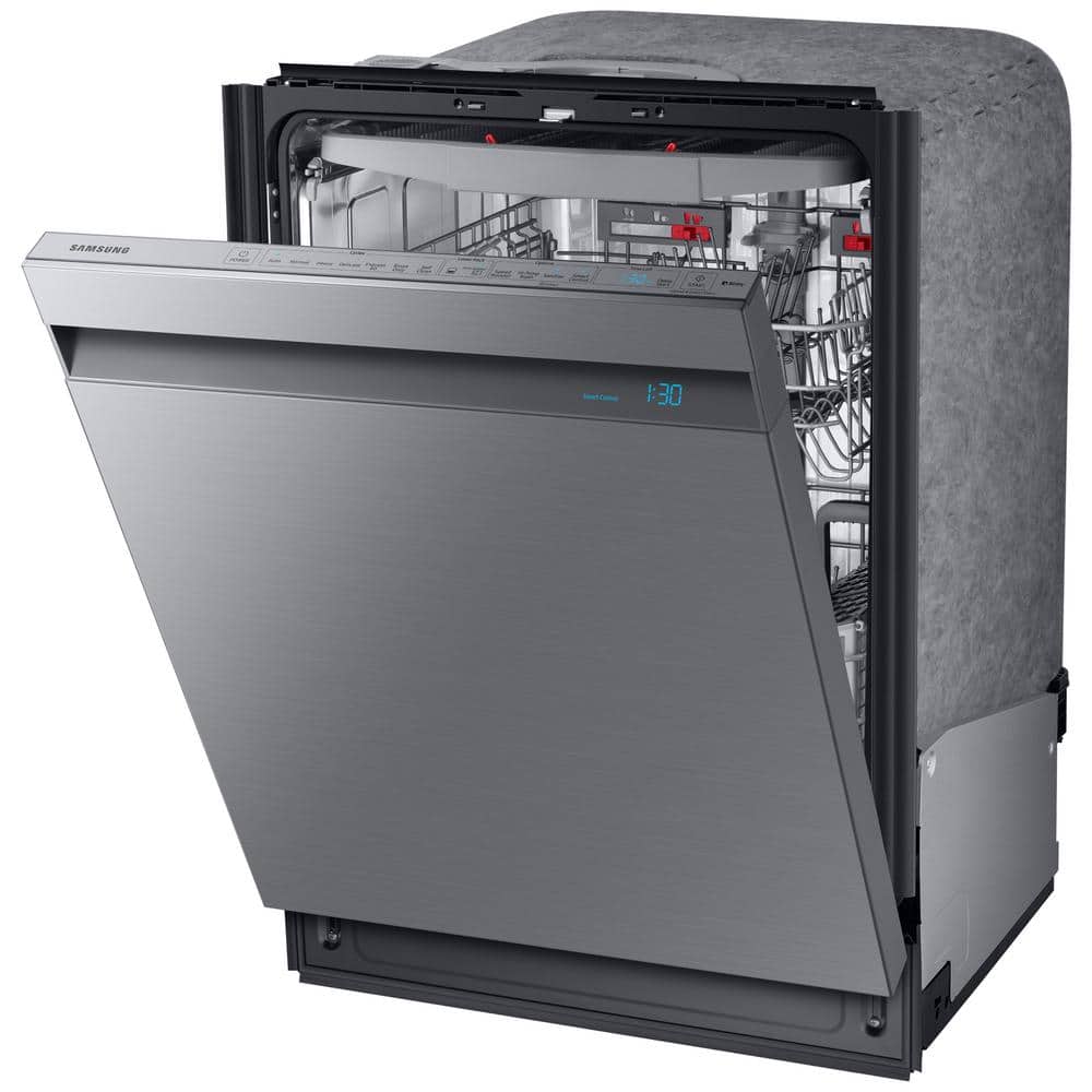 Samsung  24 in. Top Control Tall Tub Dishwasher in Fingerprint Resistant Stainless Steel with AutoRelease