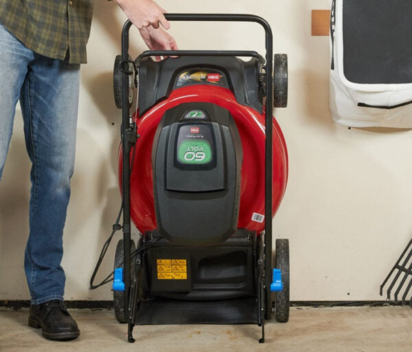 21 in. Recycler SmartStow 60-Volt Lithium-Ion Brushless Cordless Battery Walk Behind Mower RWD 5.0 Ah w/ Battery&amp;Charger