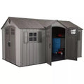 Lifetime 15′ x 8′ Rough Cut Dual-Entry Outdoor Storage Shed