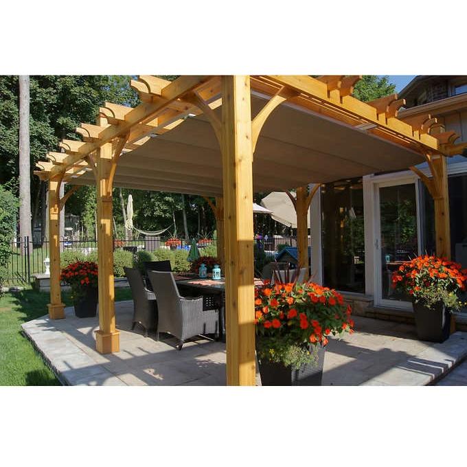Breeze Cedar Wood Pergola – Outdoor Living Today 12′ x 16′