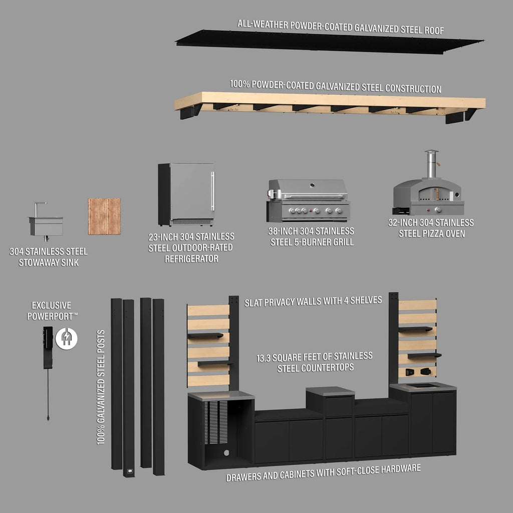 Fusion Flame 2 Outdoor Kitchen