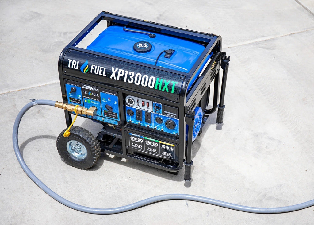 DuroMax 13000 Watt, Tri Fuel Portable Generator, w/ CO Alert