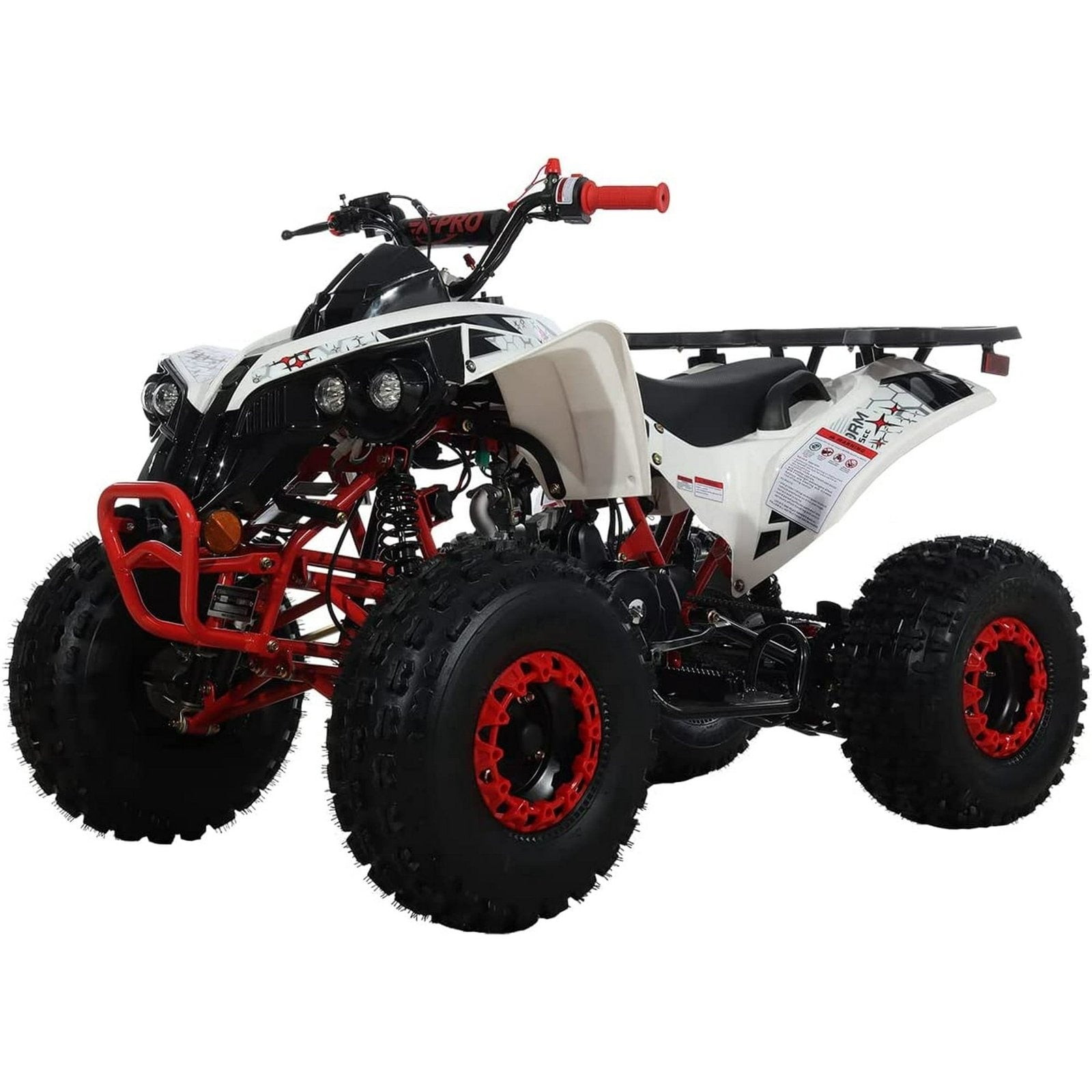 X-Pro 125cc ATV with Reverse Electric Start Luggage Rack LED Headlight