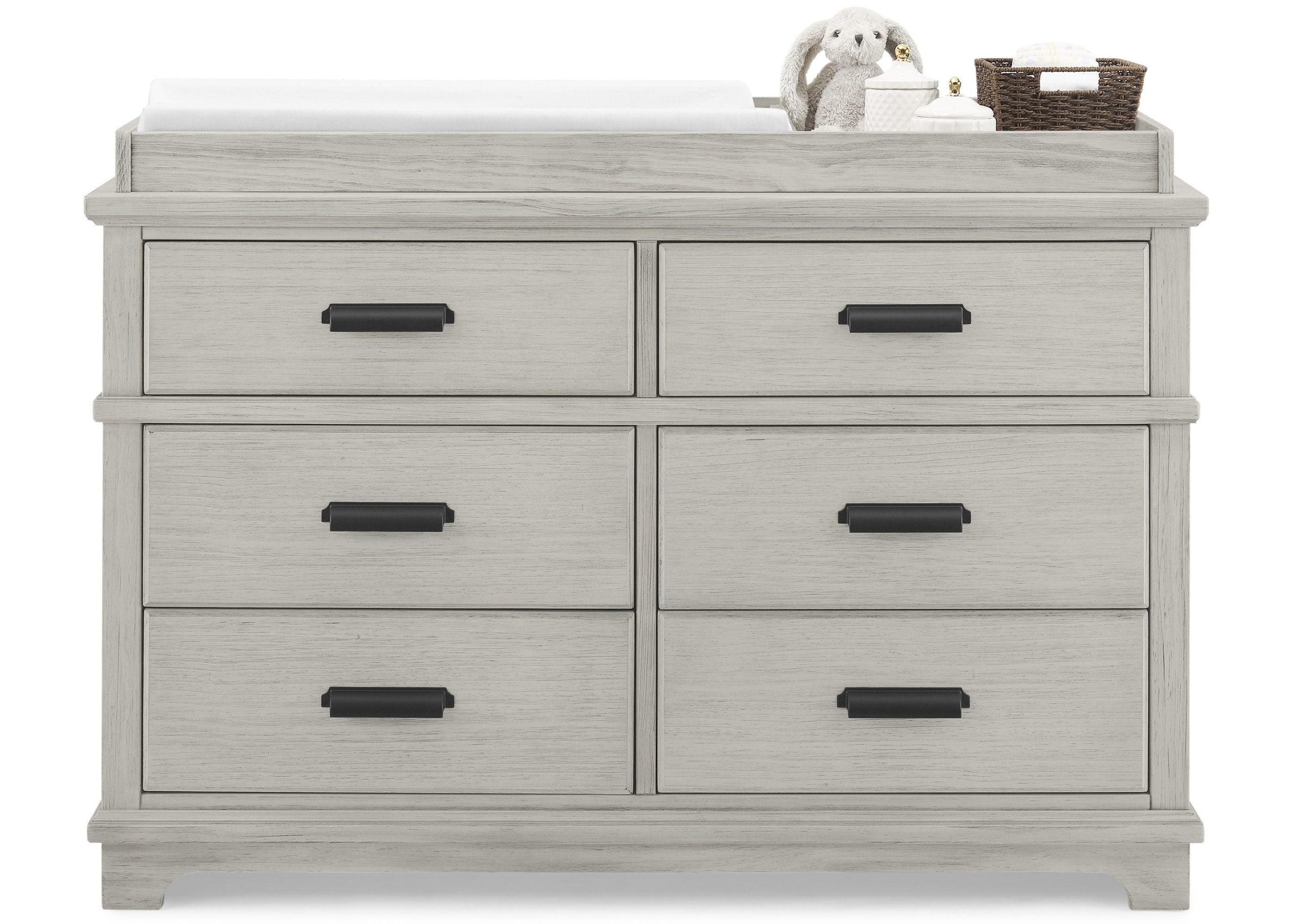 Asher 6 Drawer Dresser with Changing Top
