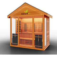 Medical Breakthrough 6 Person Nature 9™ Plus Outdoor Sauna