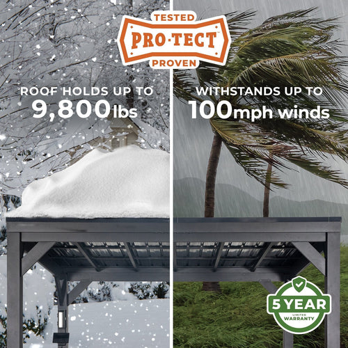 20×9.5 Stonebridge Gazebo/Carport
