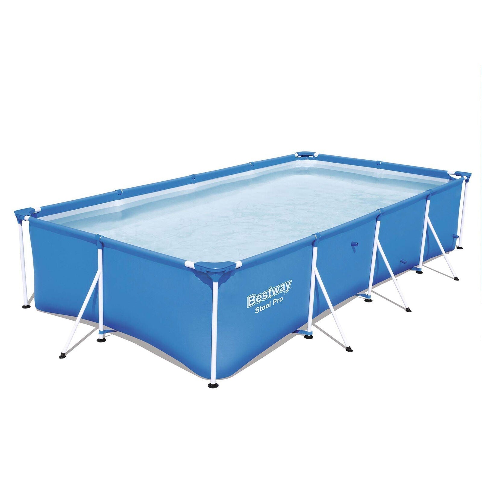 Bestway Steel Pro 13′ x 7′ x 32″ Rectangular Above Ground Outdoor Swimming Pool