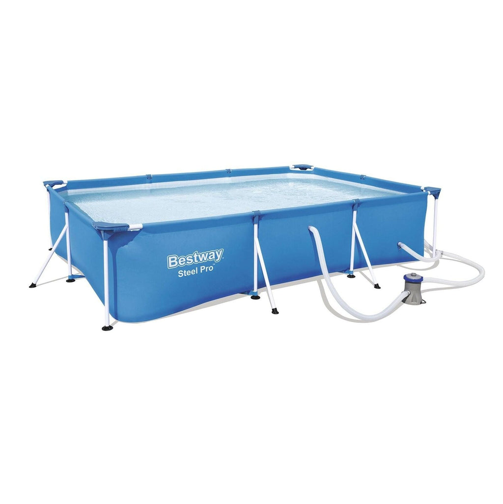 Bestway Steel Pro 118 x 79 x 26″ Frame Above Ground Pool Set