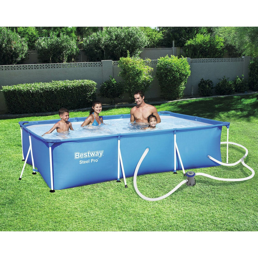 Bestway Steel Pro 118 x 79 x 26″ Frame Above Ground Pool Set