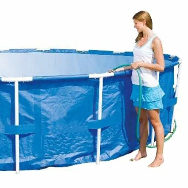 Bestway 15ft x 48in Steel Pro Frame Above Ground Pool w/Cartridge Filter Pump